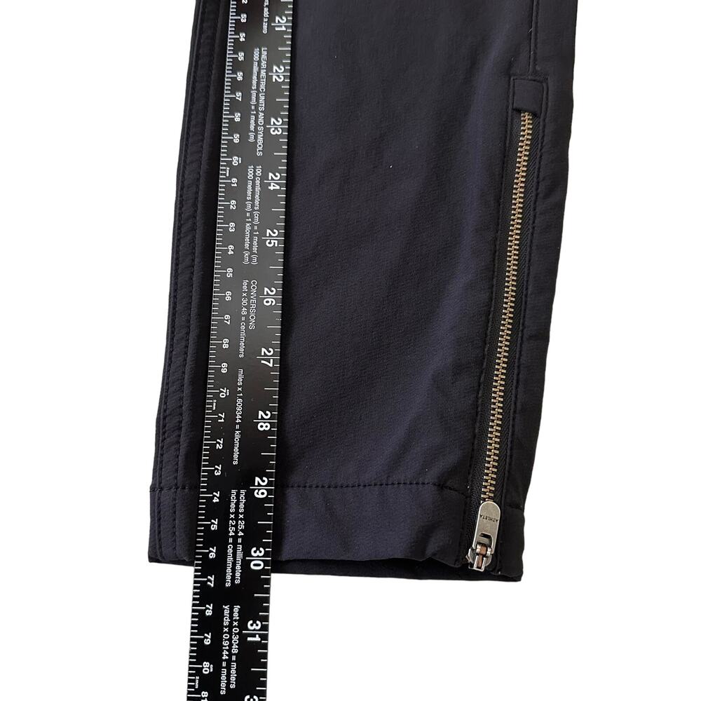 ATHLETA Women's Wander Black Ankle Zip Pant Skinny Size 10 - Picture 8 of 9